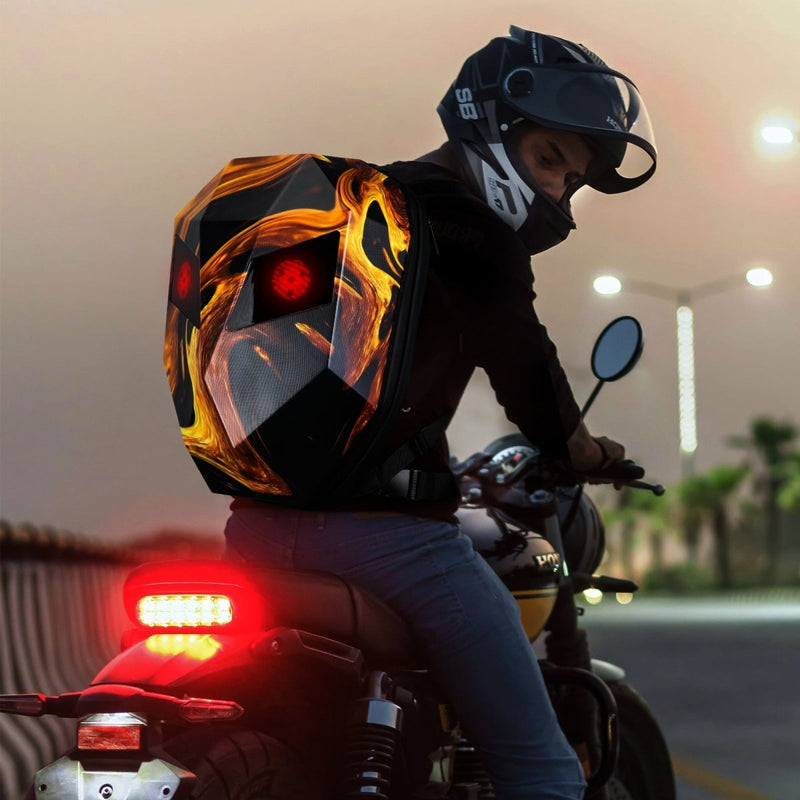 Gear Up: Gelrova NEW Flaming Knight LED Backpack! - Gelrova