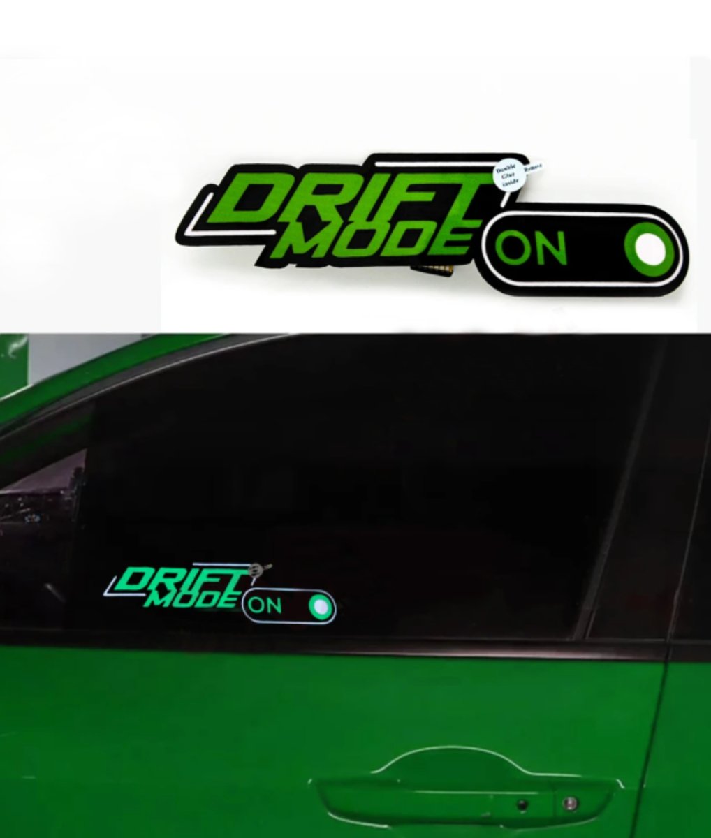 EL Glow Drift Mode ON Sticker - Gelrova