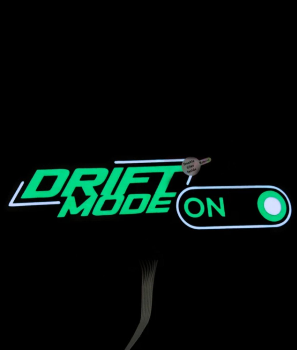 EL Glow Drift Mode ON Sticker - Gelrova